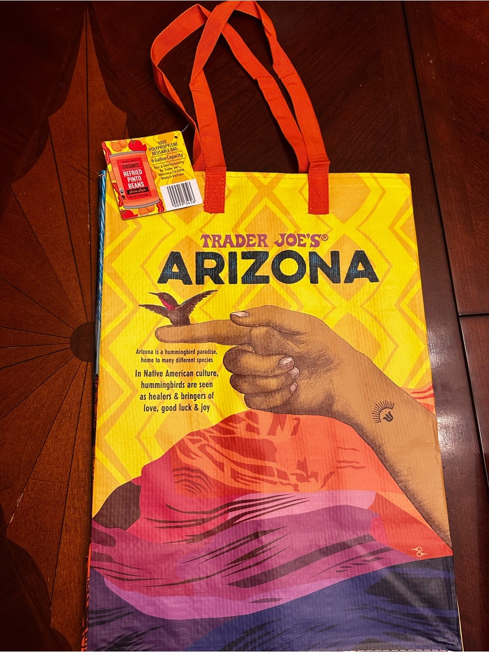Trader Joe's Arizona Reusable Tote - Yellow & Orange